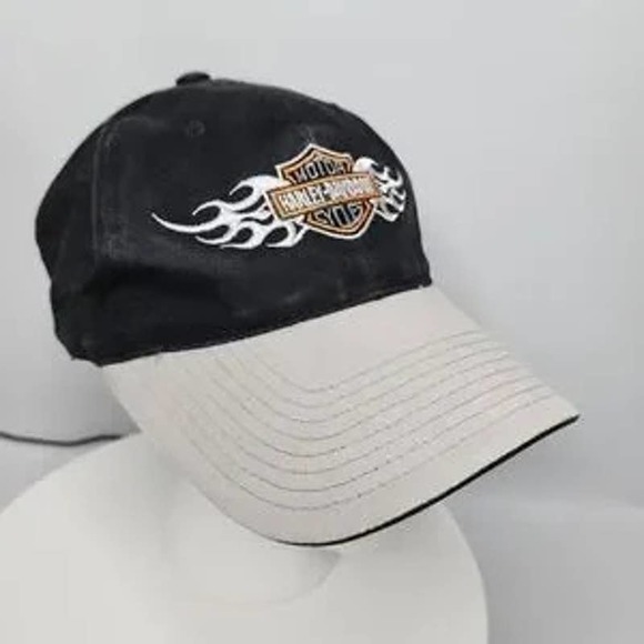 HARLEY DAVIDSON Hat Cap Strap-Back OS - Picture 3 of 8